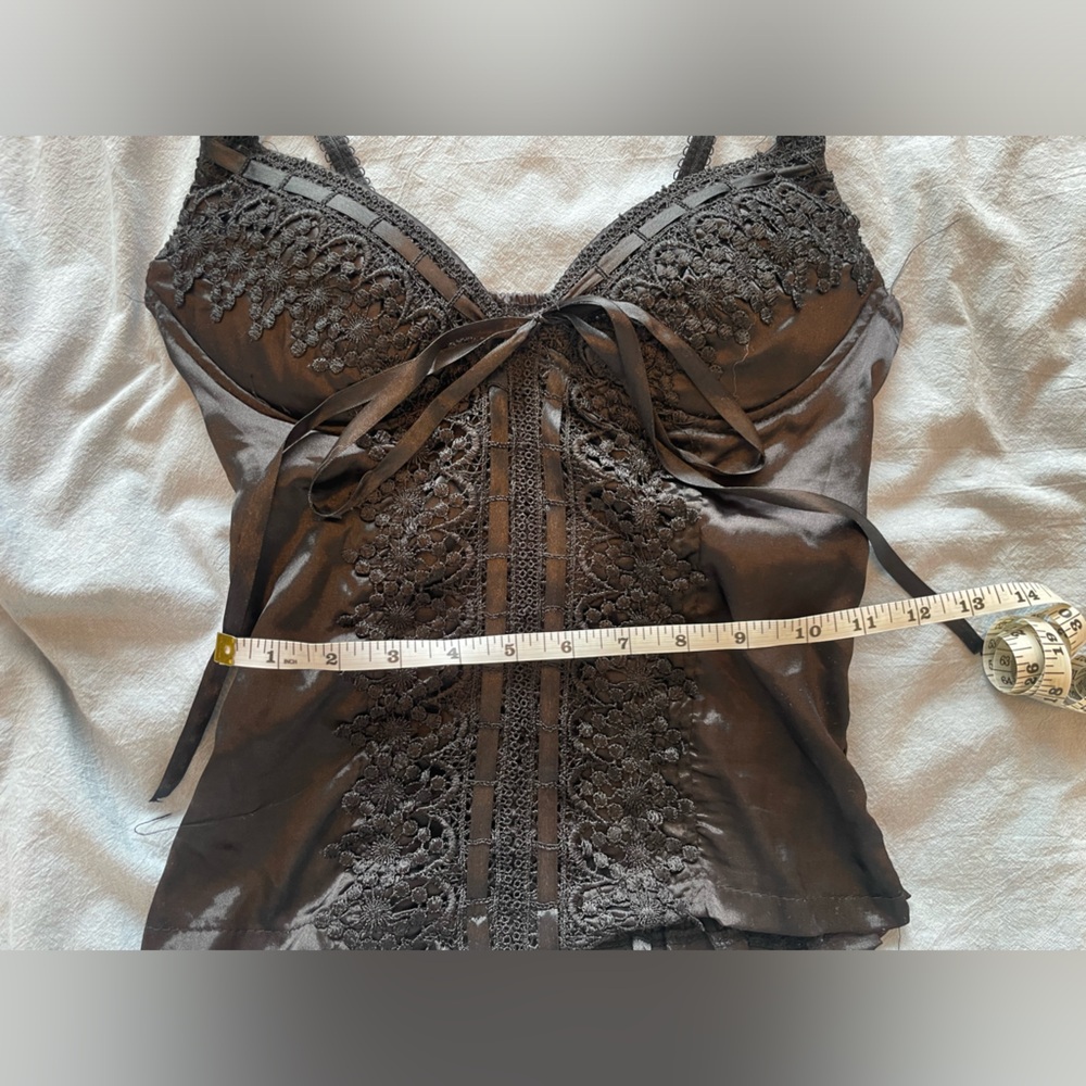Amazing Vintage Black Seductions Corset Top - Picture 13 of 13